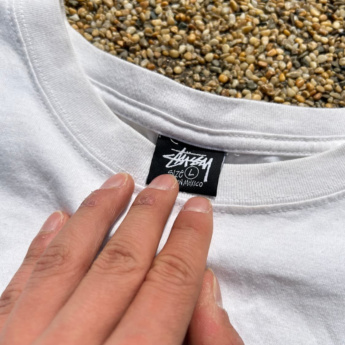 스투시(Stussy)화이트 반팔티 상품이미지6