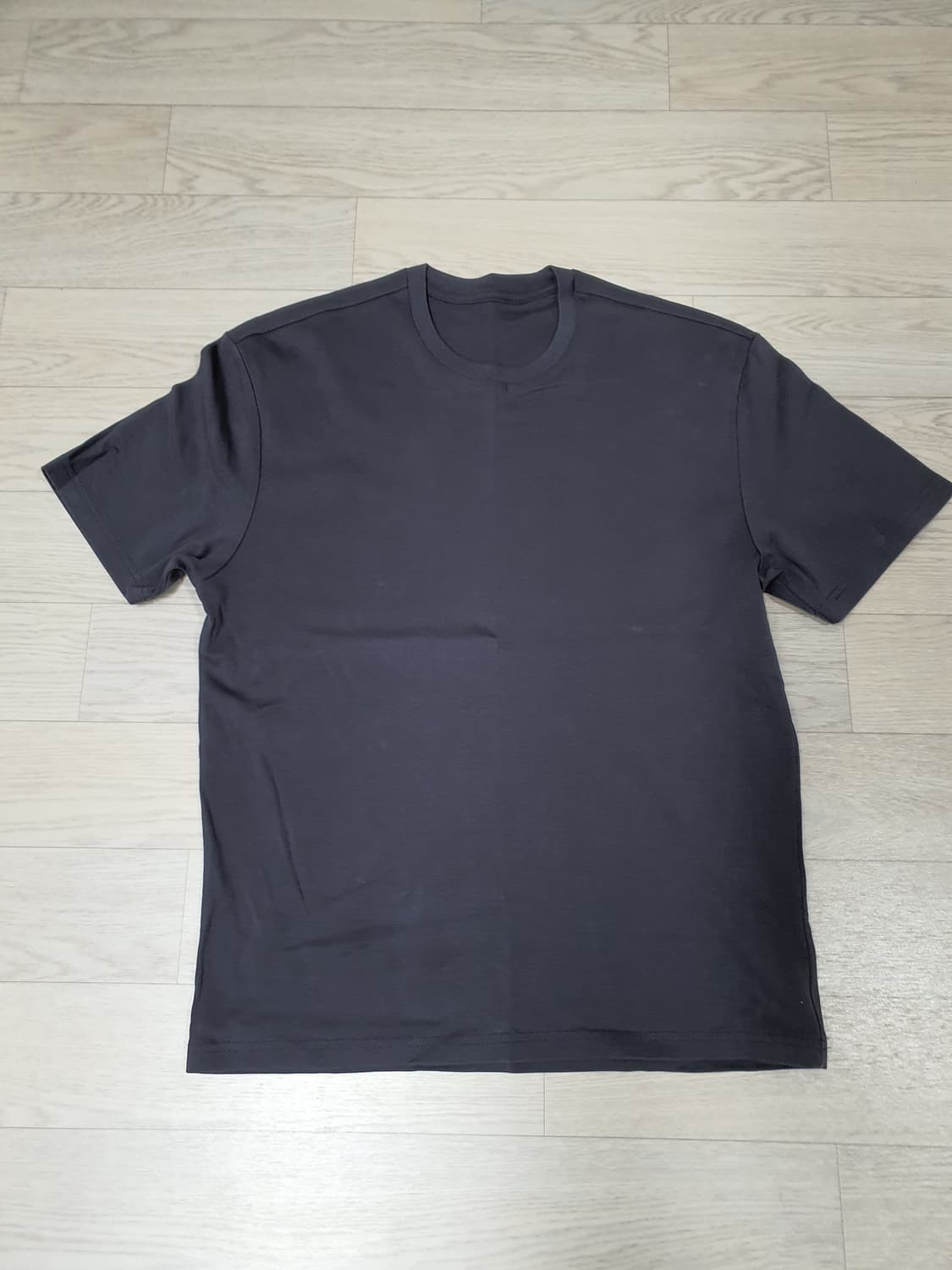 laa la 어패럴 스웨트 쇼츠 다크네이비 티셔츠 샘플 상품이미지5