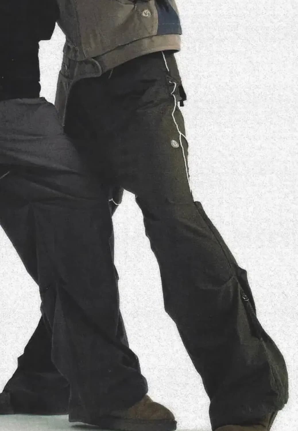 코이세이오 suu 스트랩 라인 팬츠 카키 상품이미지1