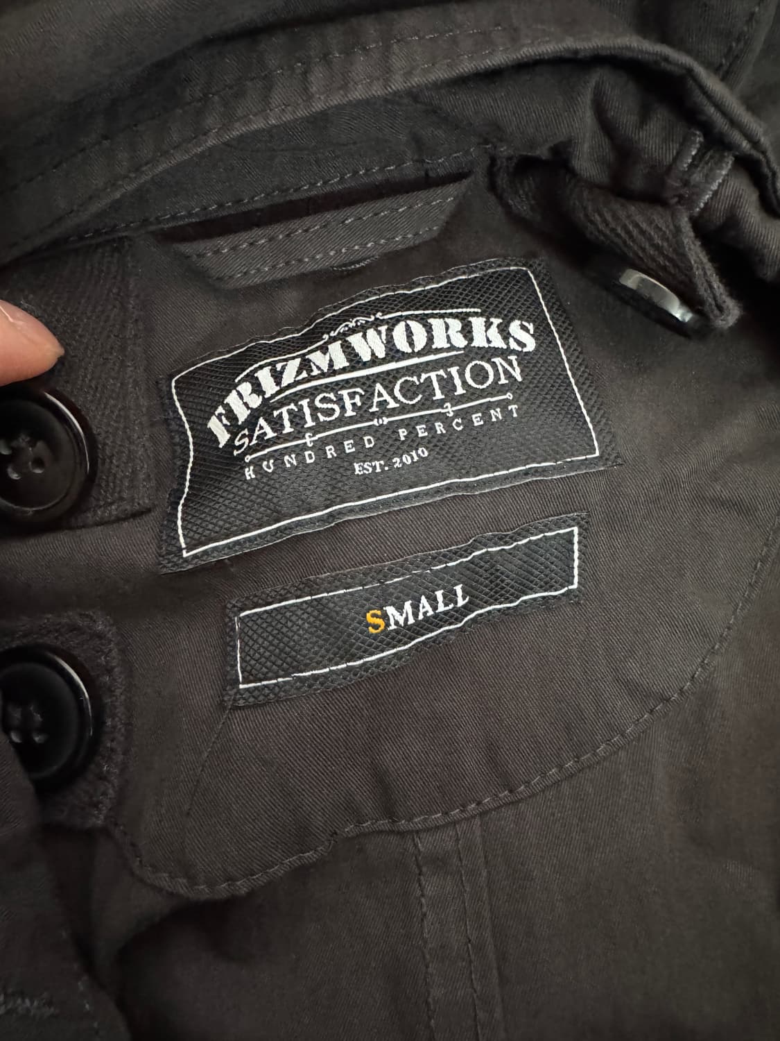 정품!! 프리즘웍스 23년도 피쉬테일 후드 필드 자켓 XL~ 상품이미지4