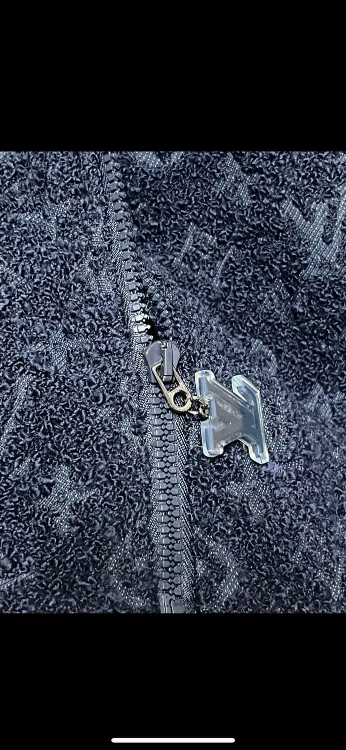 루이비통 모노그램 울 부클레 지퍼 블루종 52 상품이미지6