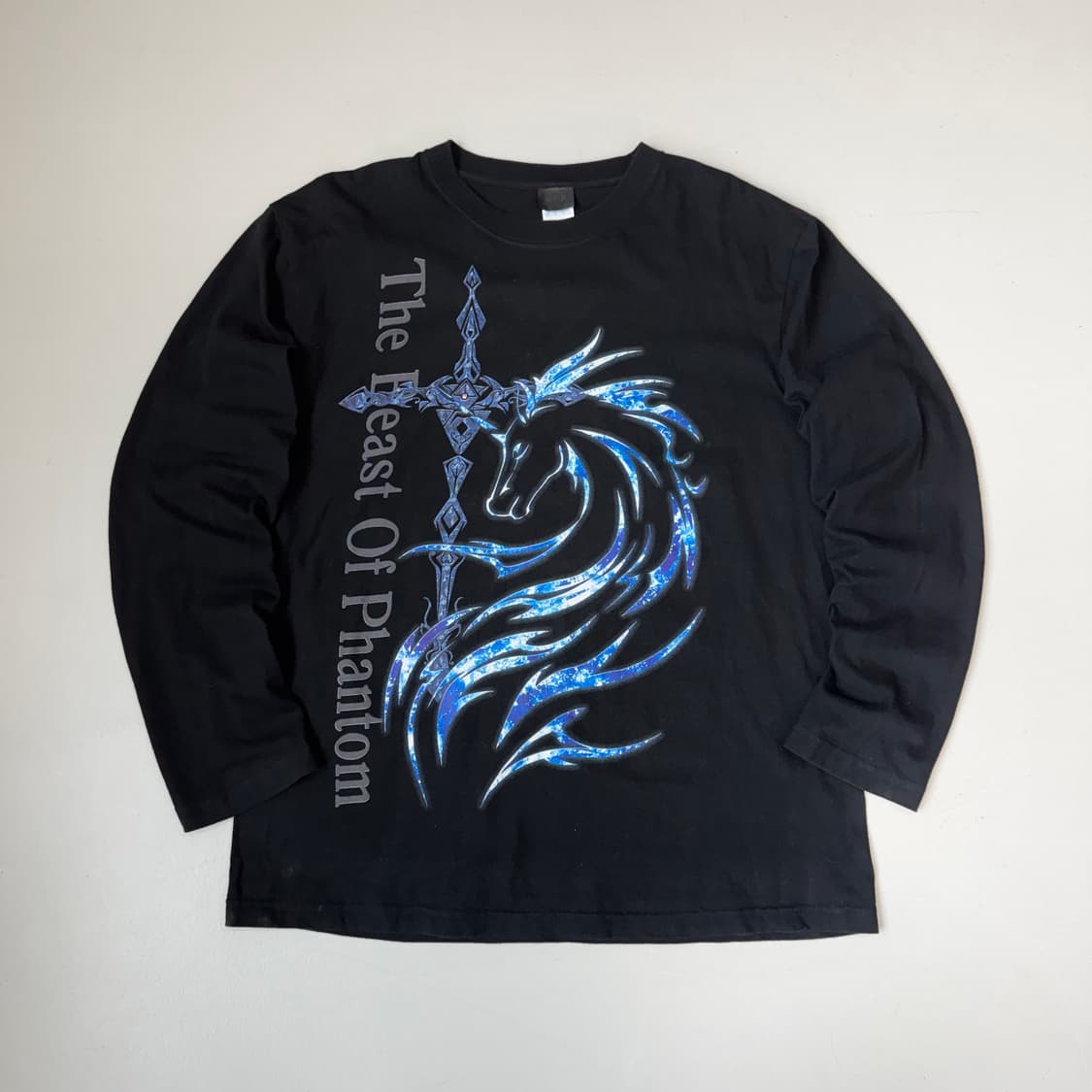 JPN 제팬 드래곤 십자가 롱슬리브 상품이미지2