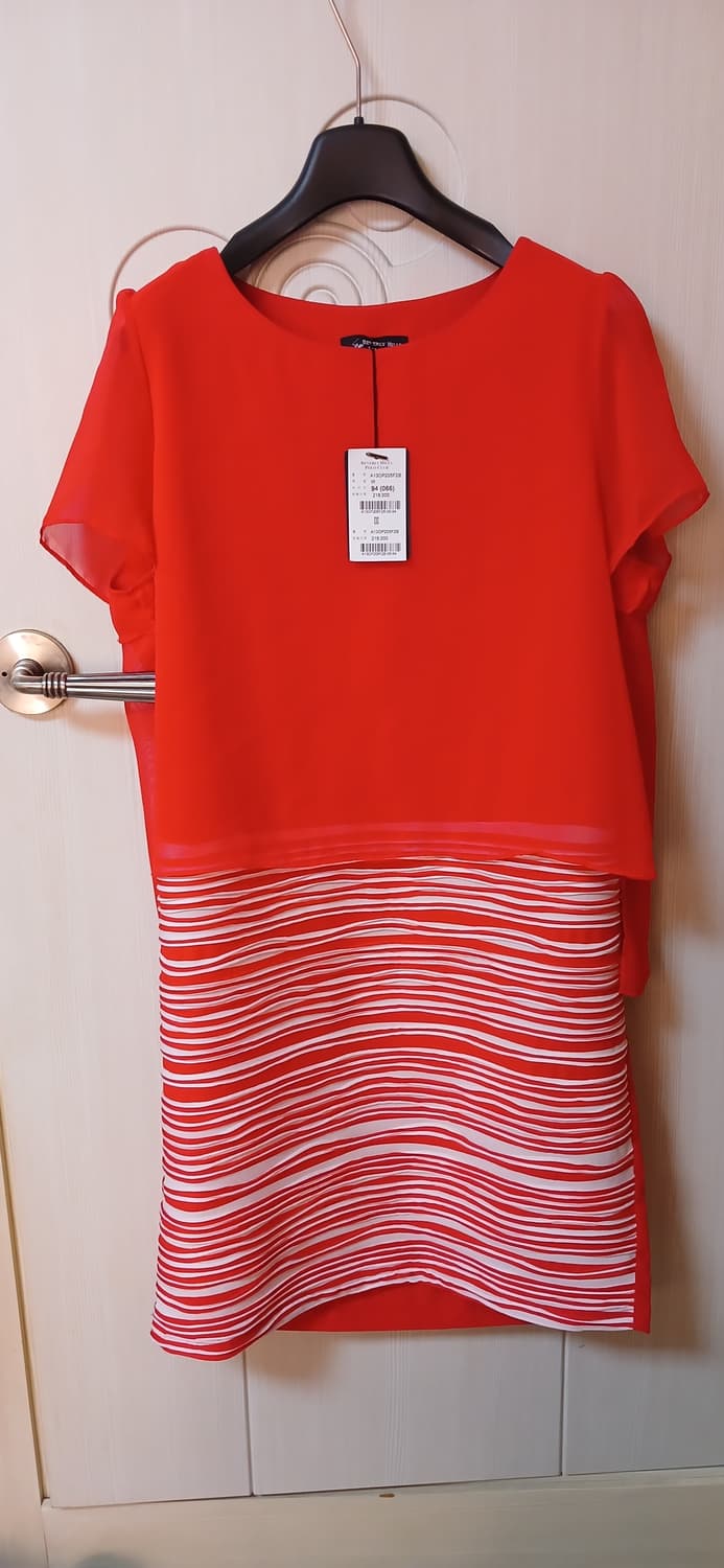 비버리힐즈 폴로클럽 레드 컬러 원피스   상품이미지1