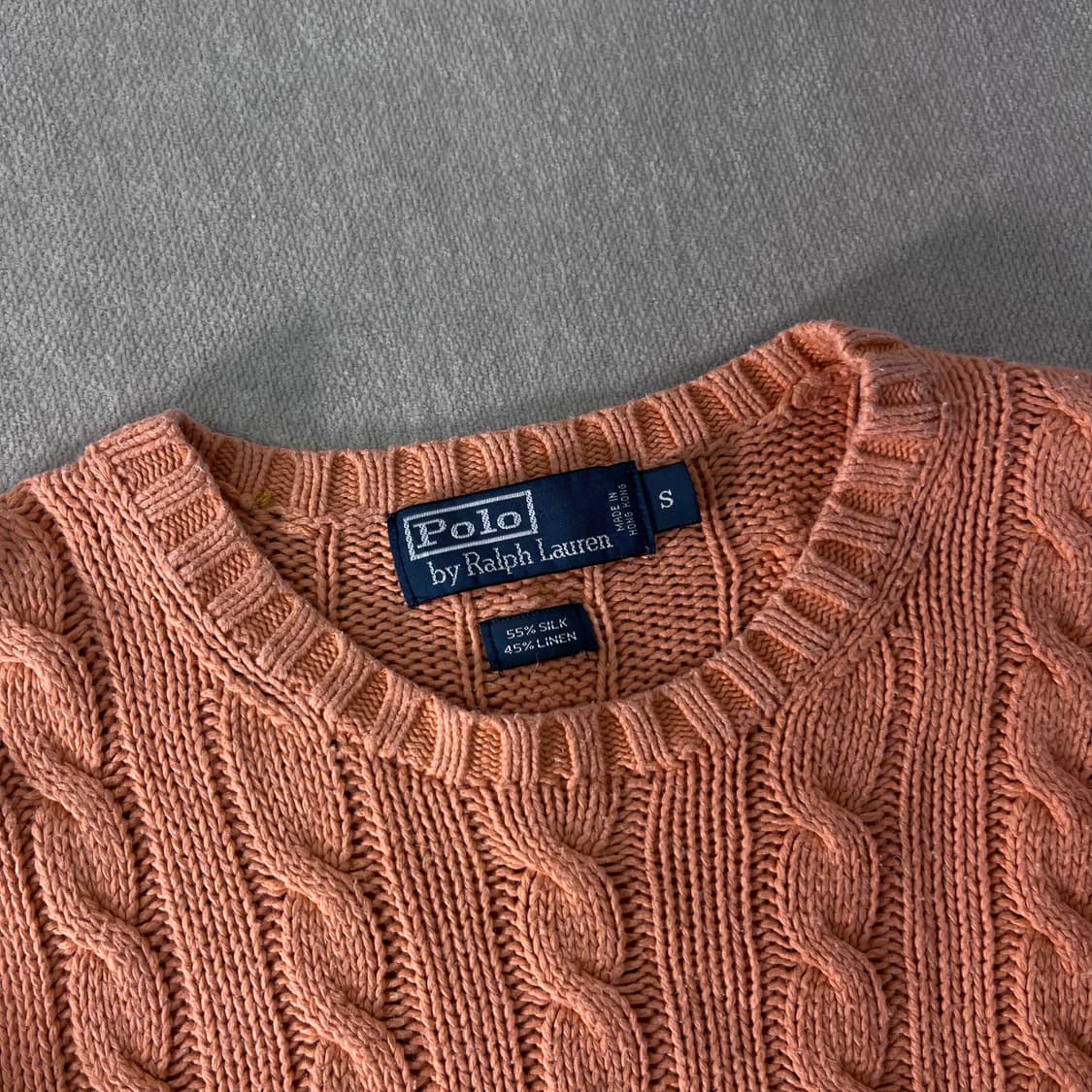 95 폴로랄프로렌 실크 꽈배기 니트 상품이미지2