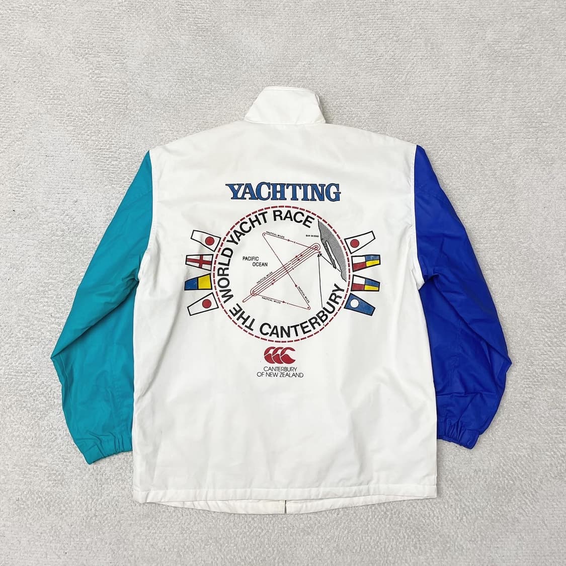 캔터베리 화이트 요트 레이스 트랙 자켓 상품이미지4