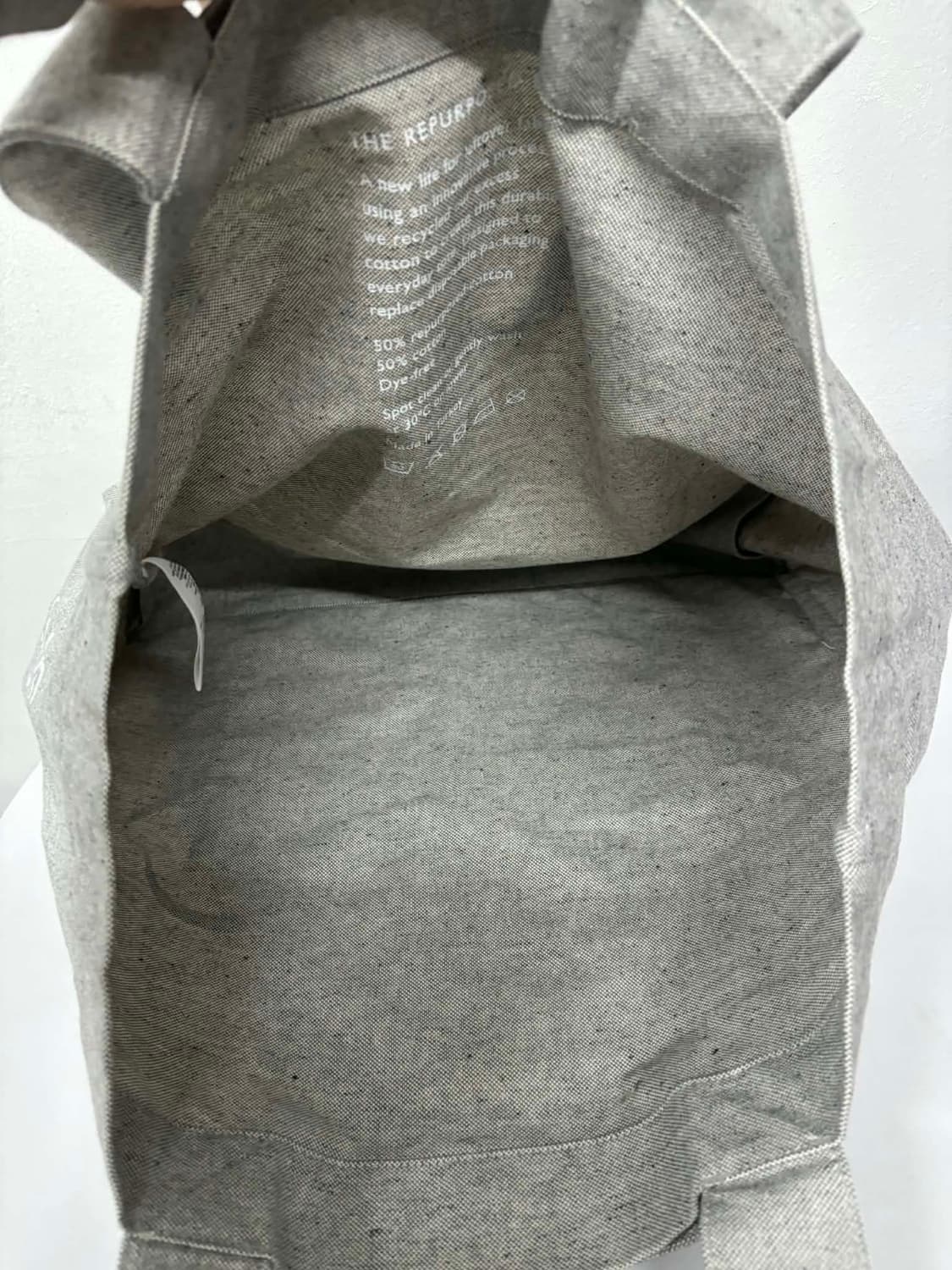 Cos 코스 리싸이클 캔버스 토트백 빅 쇼퍼백 상품이미지6