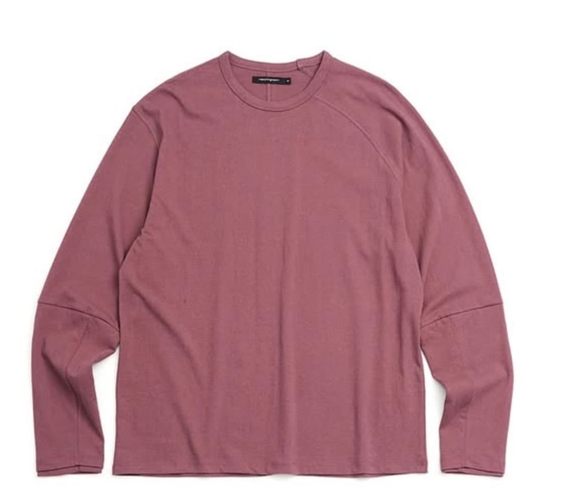 해칭룸 더블 슬리브 롱슬리브티 빈티지로즈 상품이미지1