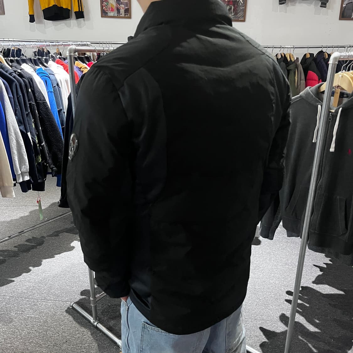 에드하디 스컬 경량패딩 상품이미지6