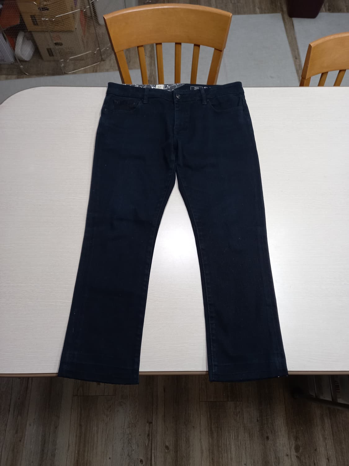 33 VOLCOM 골반 스판 슬림일자진 블랙 33-424 상품이미지1