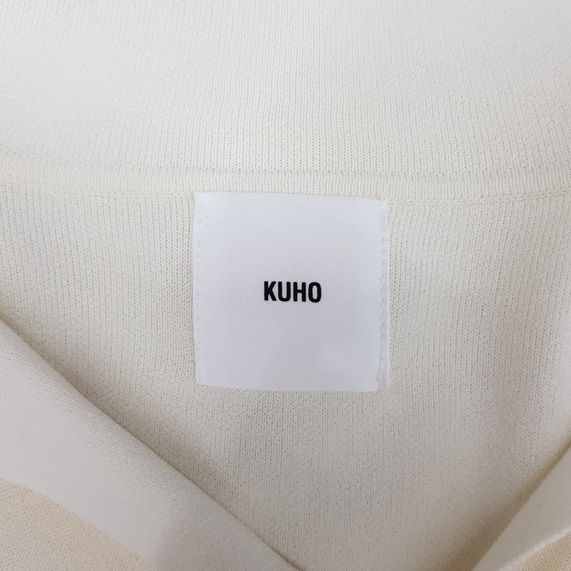 구호 kuho 2024 배색 포인트 니트 가디건 자켓 M 상품이미지6