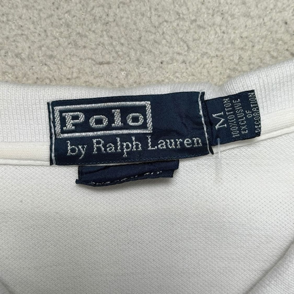 폴로 랄프로렌 빅포니 PK 카라 티셔츠 화이트 M 상품이미지7