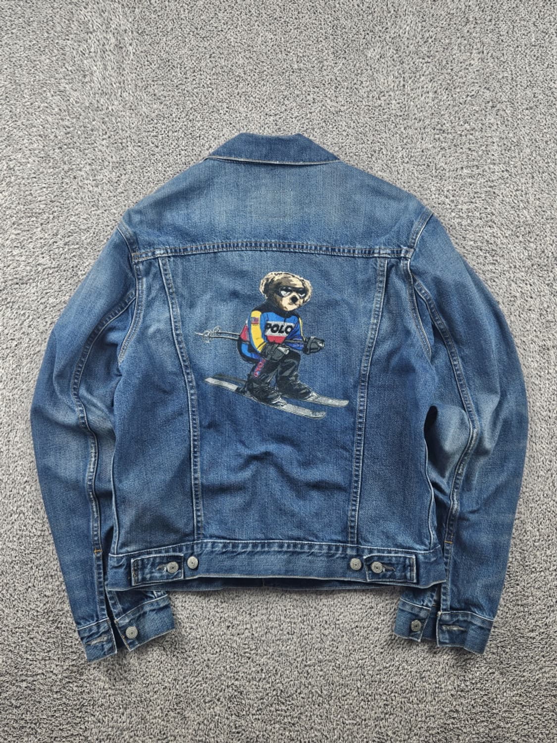 폴로랄프로렌 알파인 레이싱 스키 베어 데님 자켓 ( M ) / 10617 상품이미지1