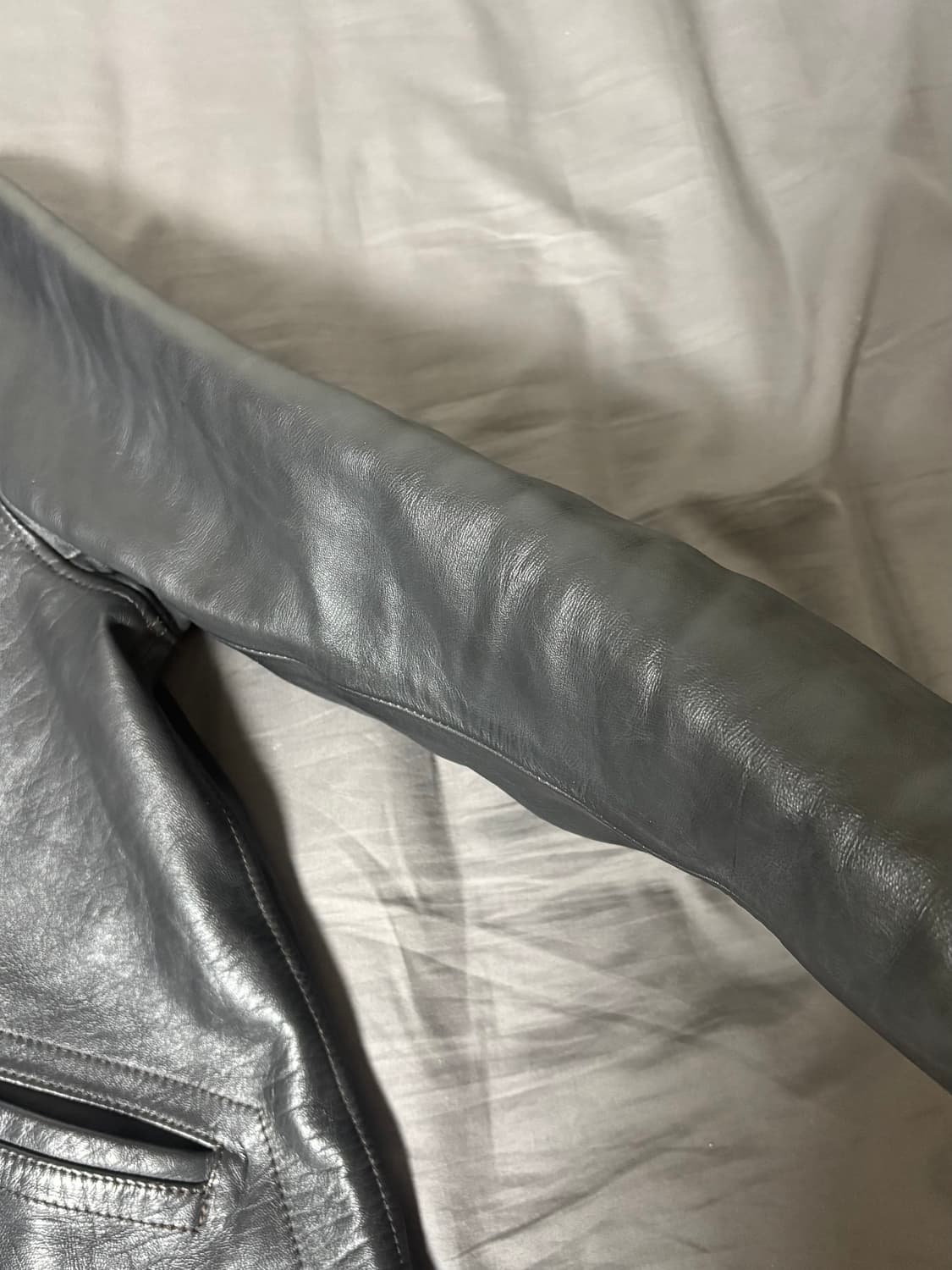 트로피클로딩 허밍버드 자켓 42 호스하이드 가죽 상품이미지3