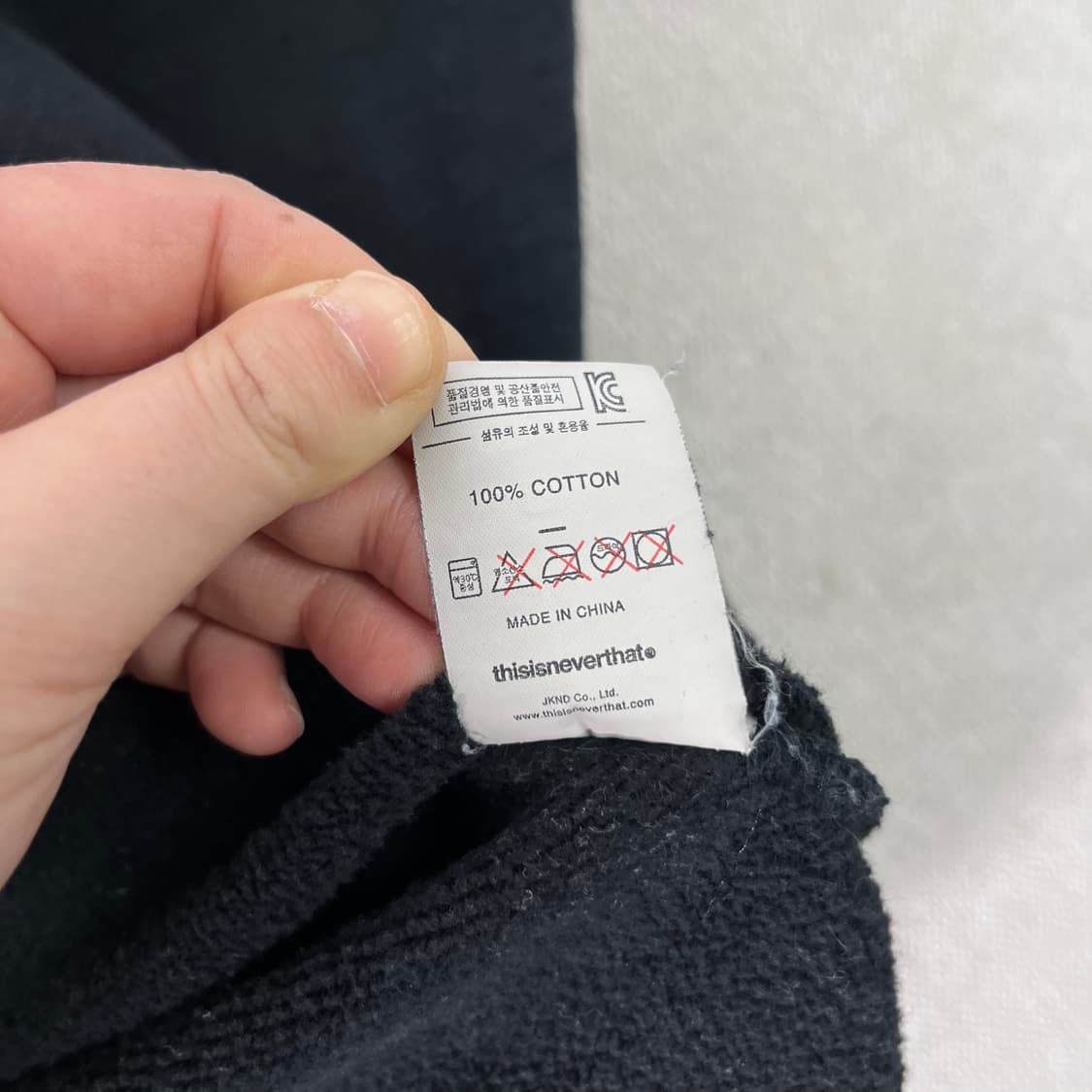 105 디스이즈네버댓 스펠아웃 맨투맨 상품이미지4