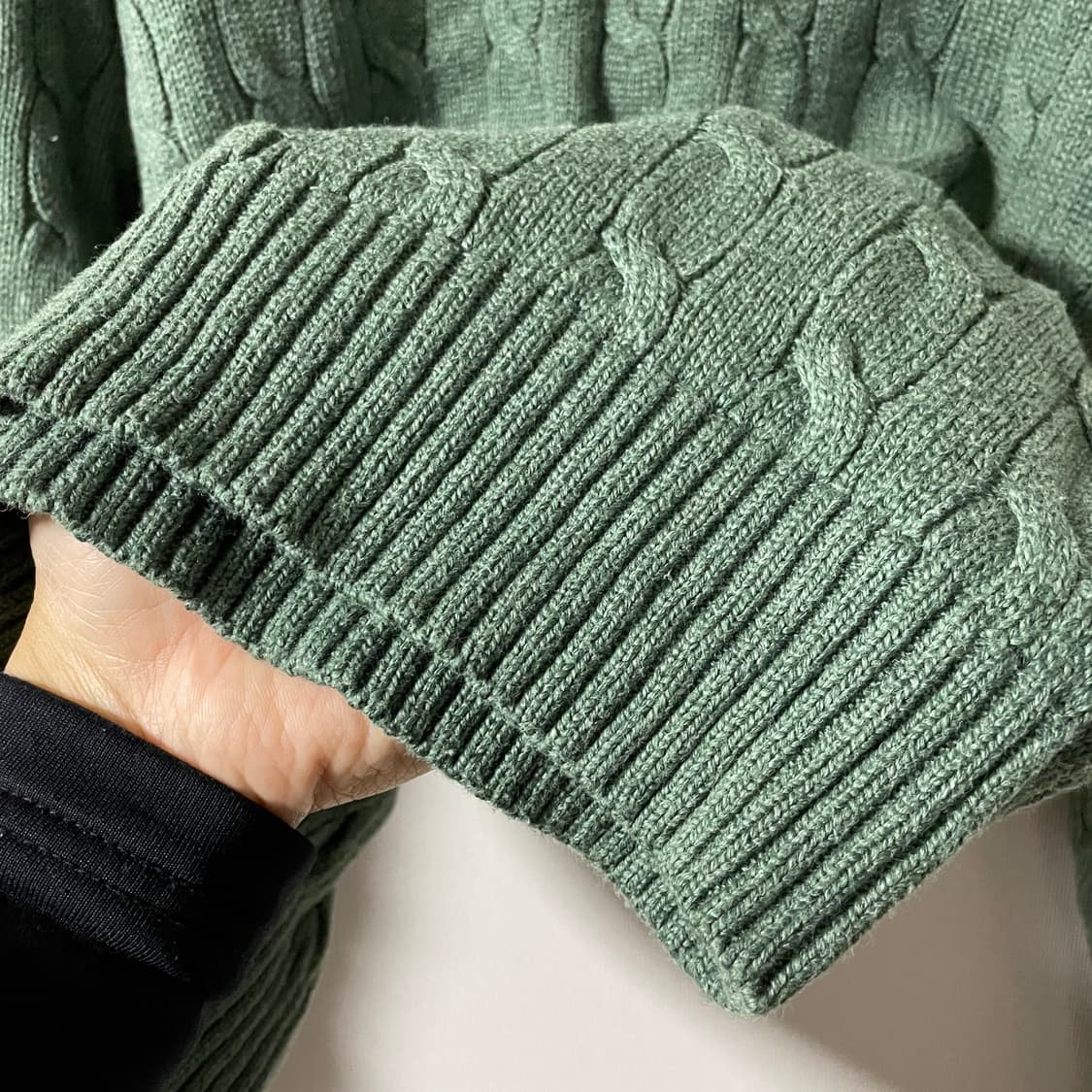 폴로 랄프로렌 케이블 니트 남성 M (95-100) 상품이미지7