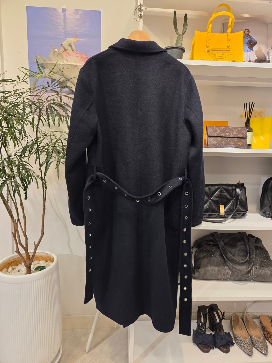 산드로 펀칭벨트 울 코트 상품이미지5