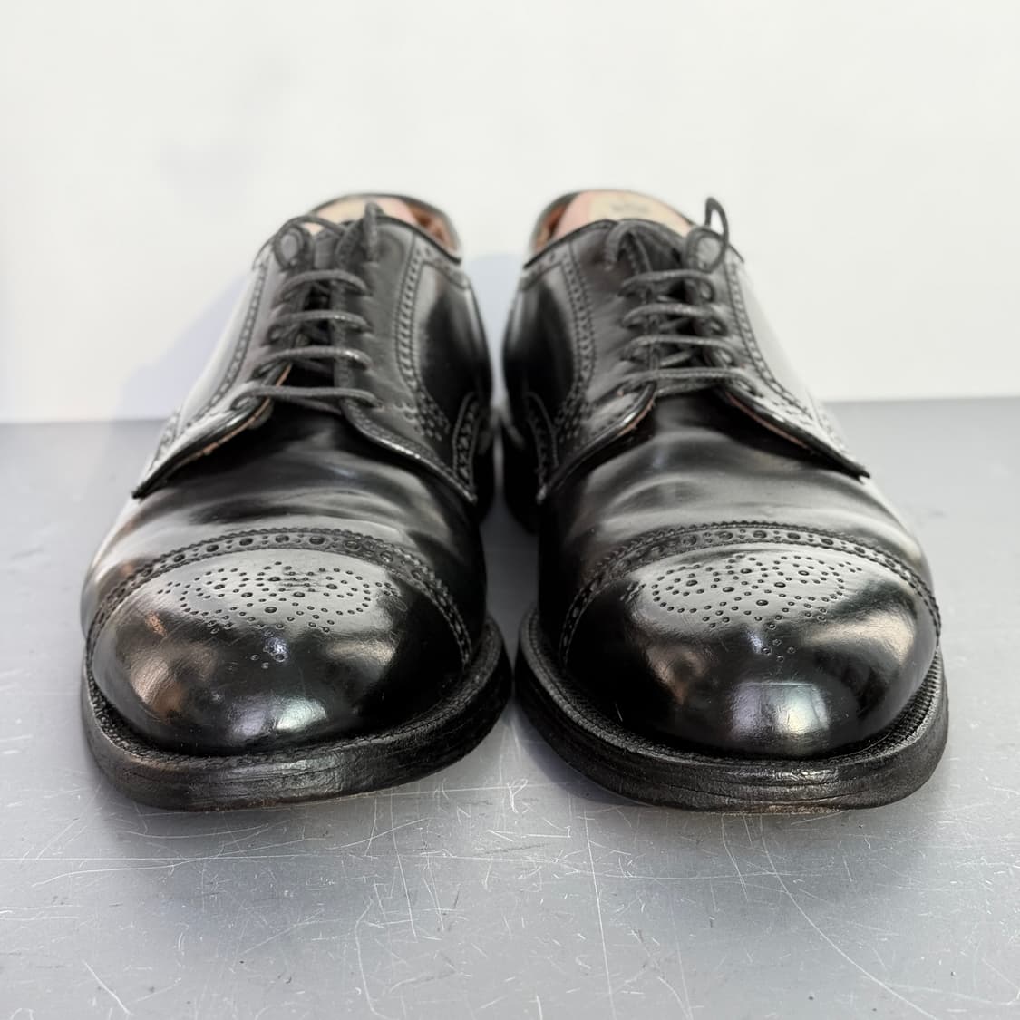 [10E] 알든 2146 블랙 코도반 메달리온 캡토 더비 상품이미지3