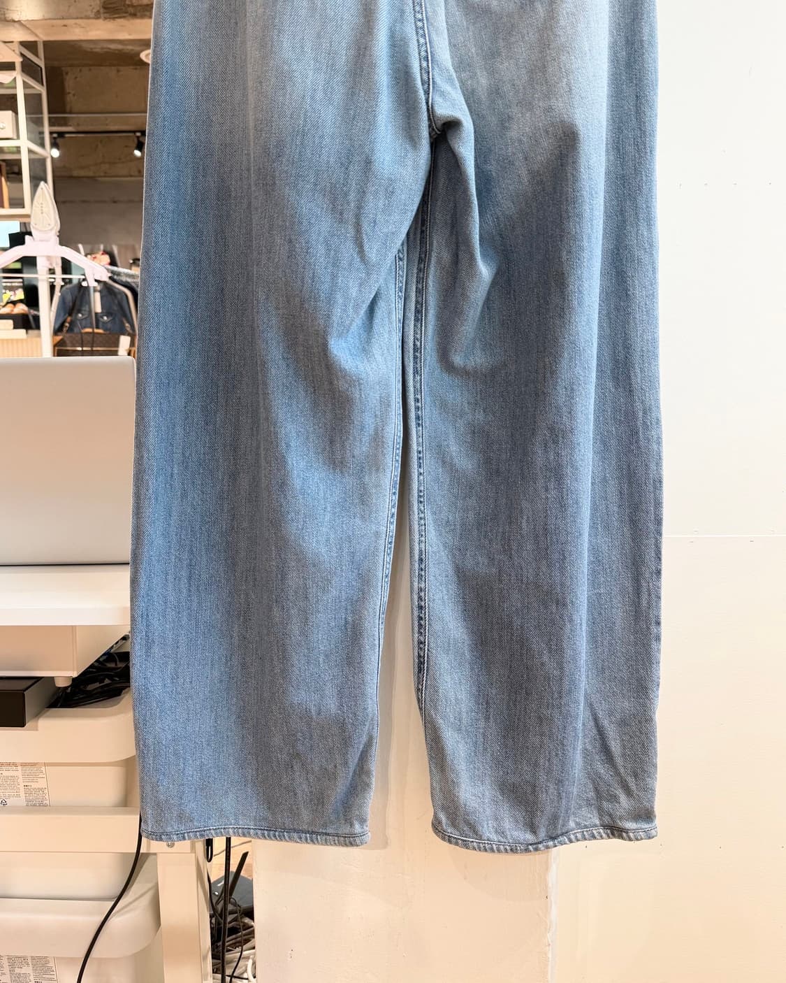 mm6 데님 플라이버튼 와이드 팬츠  상품이미지7