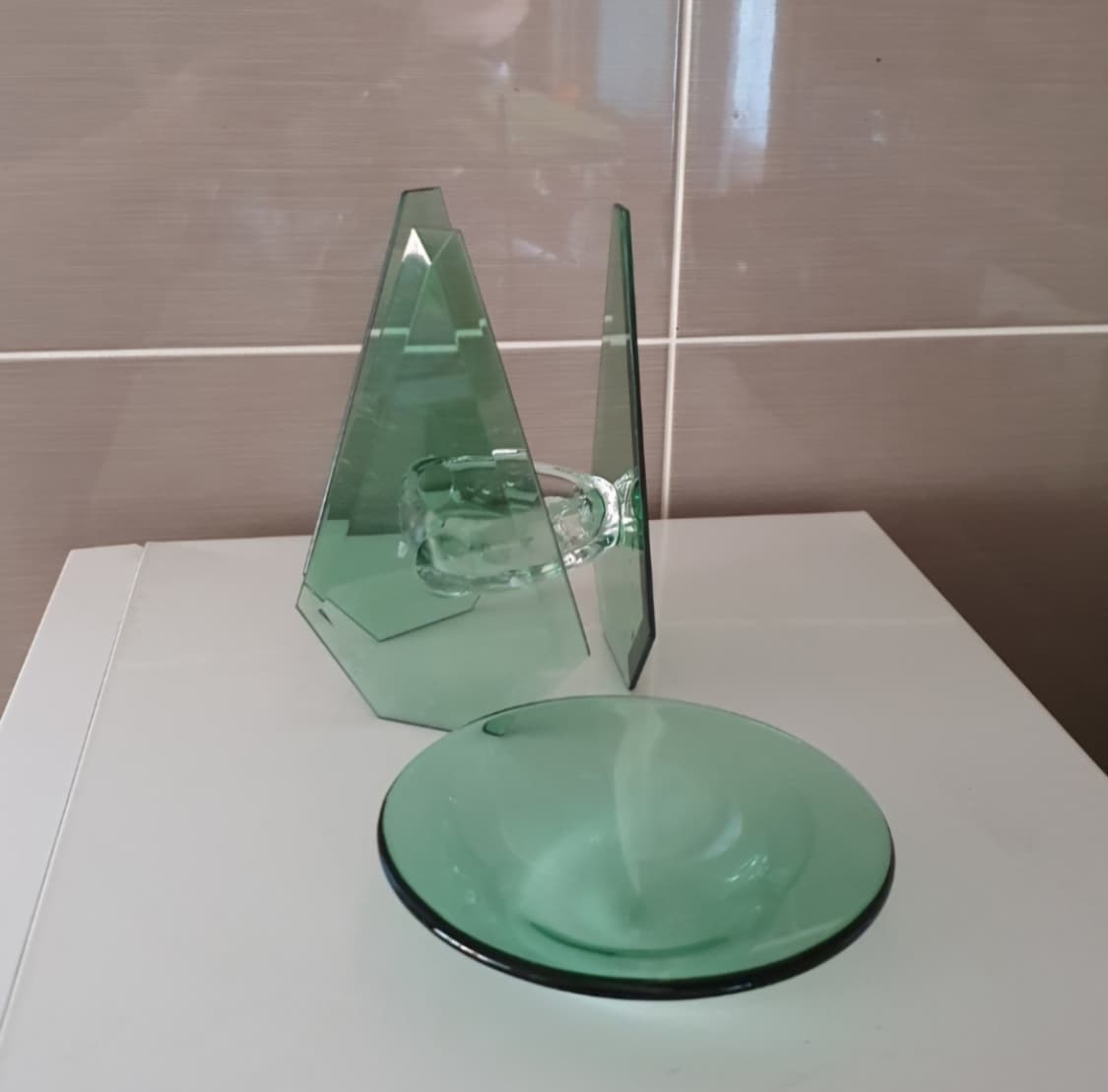 숙면 명상 캔들워머 에메랄드 유리 아로마 램프 상품이미지4