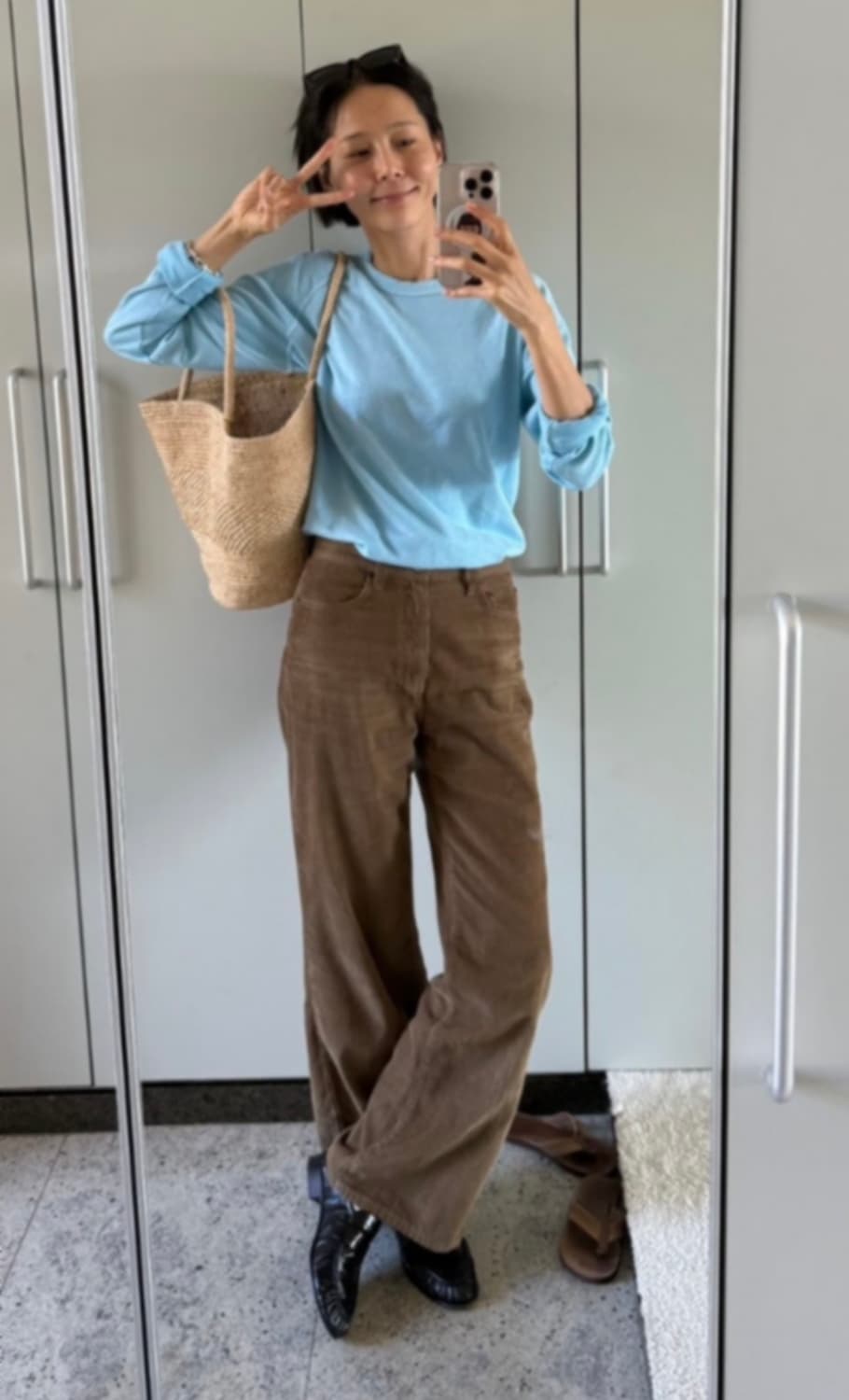 더로우 셔링 로퍼 (235, 김나영님 착용) 상품이미지3