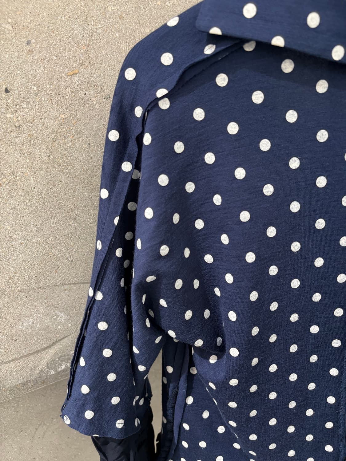 꼼데가르송 트리콧 Polka Dot Frill Cardigan 상품이미지7