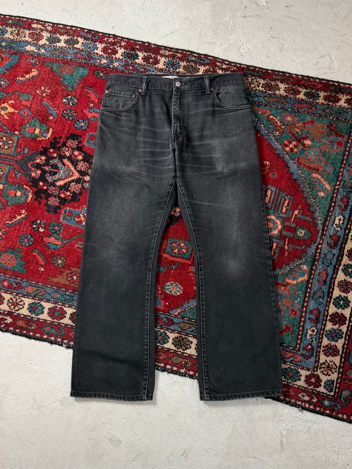 00's 빈티지 리바이스 517 블랙 부츠컷 플레어진 상품이미지1