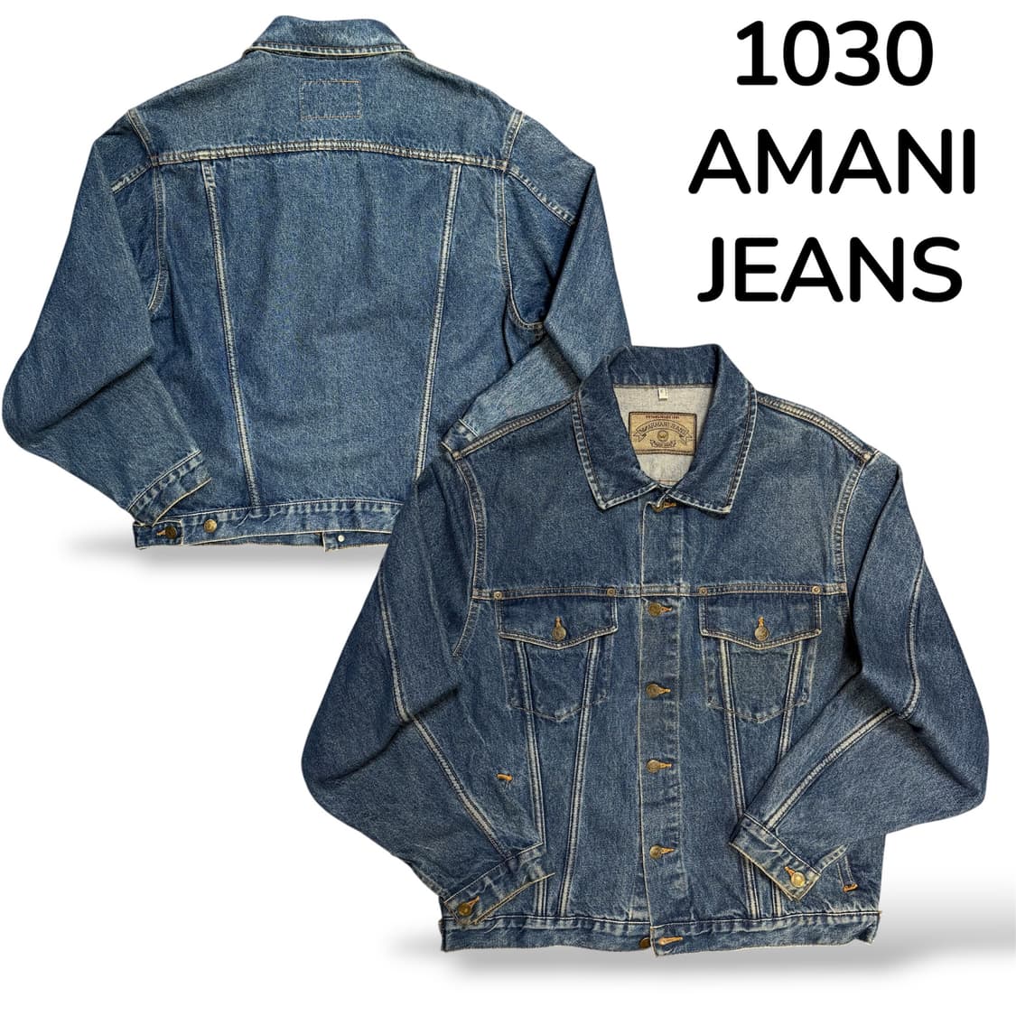 아르마니 데님 청자켓 M 상품이미지1