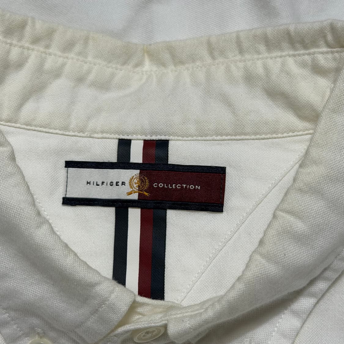 L 타미힐피거 오리지널 올드스쿨 화이트 셔츠 상품이미지4