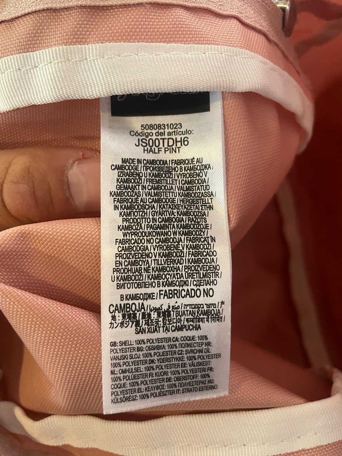 잔스포츠 미니 백팩 핑크 상품이미지9