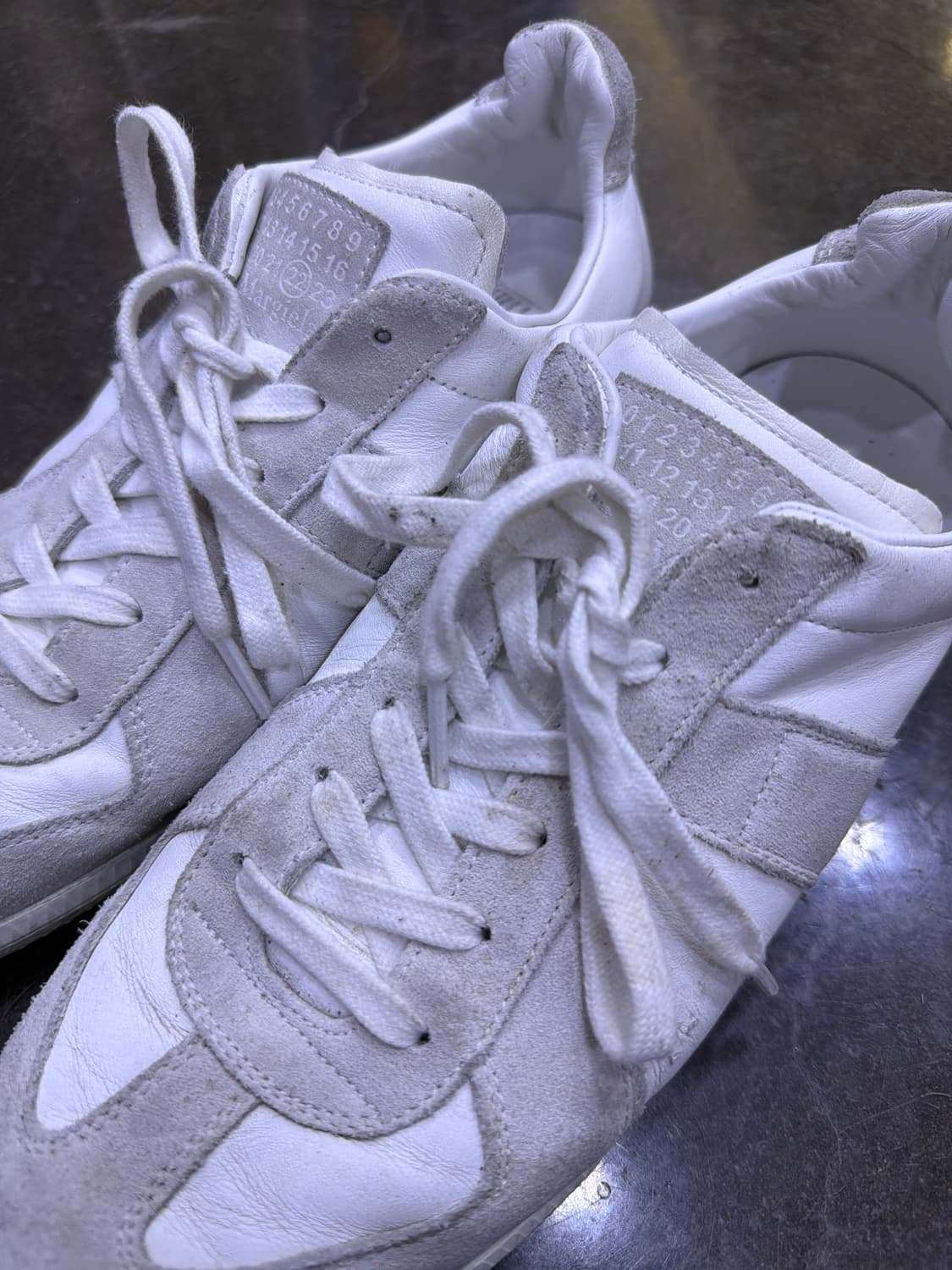 메종 마르지엘라 독일군 스니커즈 화이트 41.5 상품이미지4