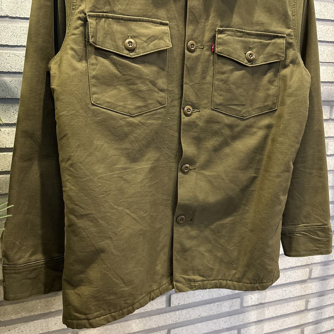 리바이스 쉐르파 코튼 워크자켓 올리브 상품이미지4