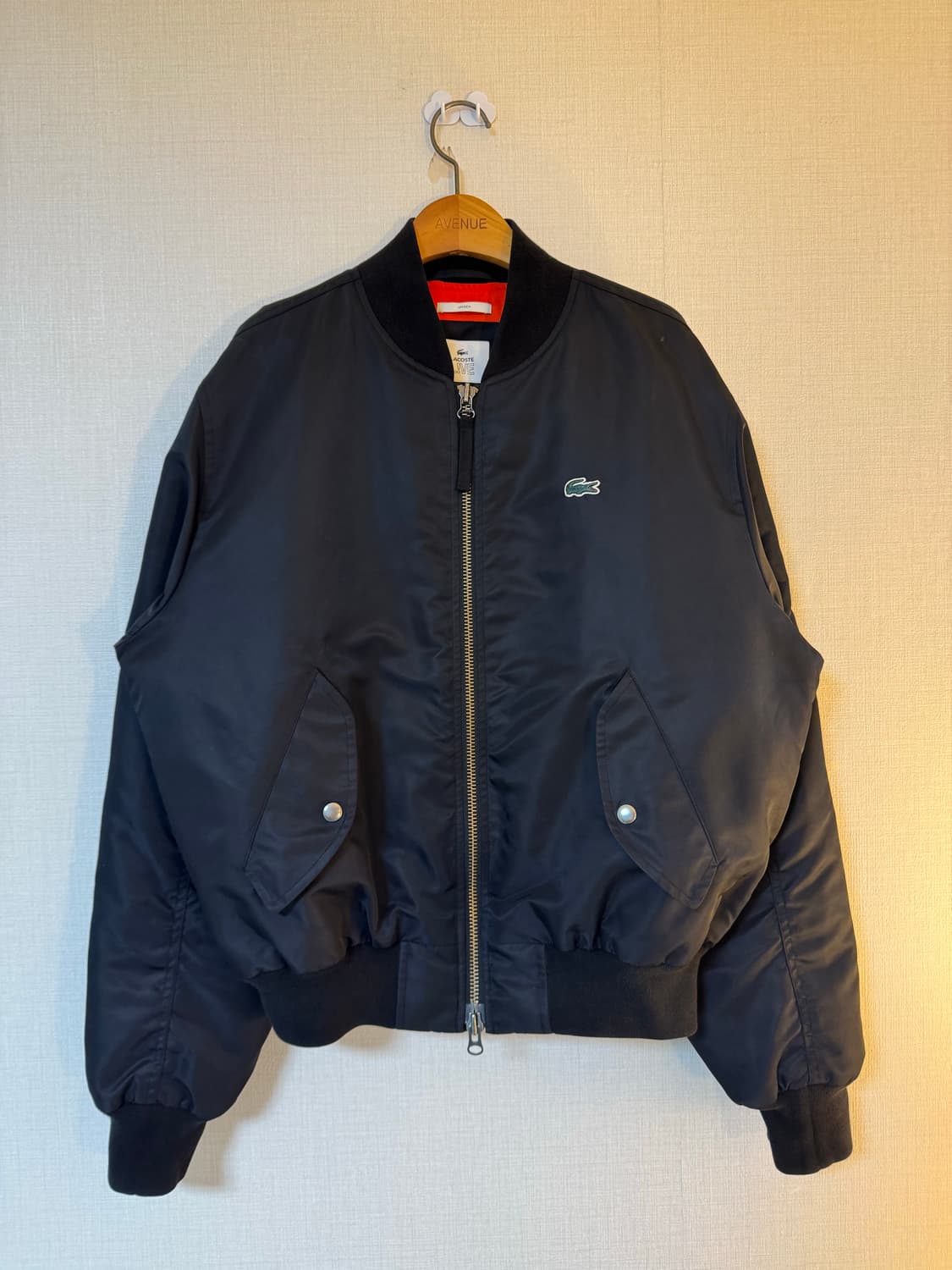 [M]라코스테 블랙 봄버 자켓 ma-1 상품이미지1