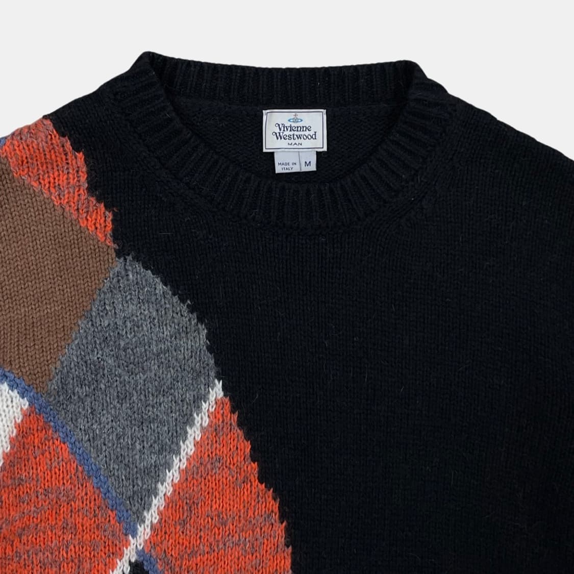 (M) 비비안웨스트우드 DIAMOND PATTER 니트 상품이미지2