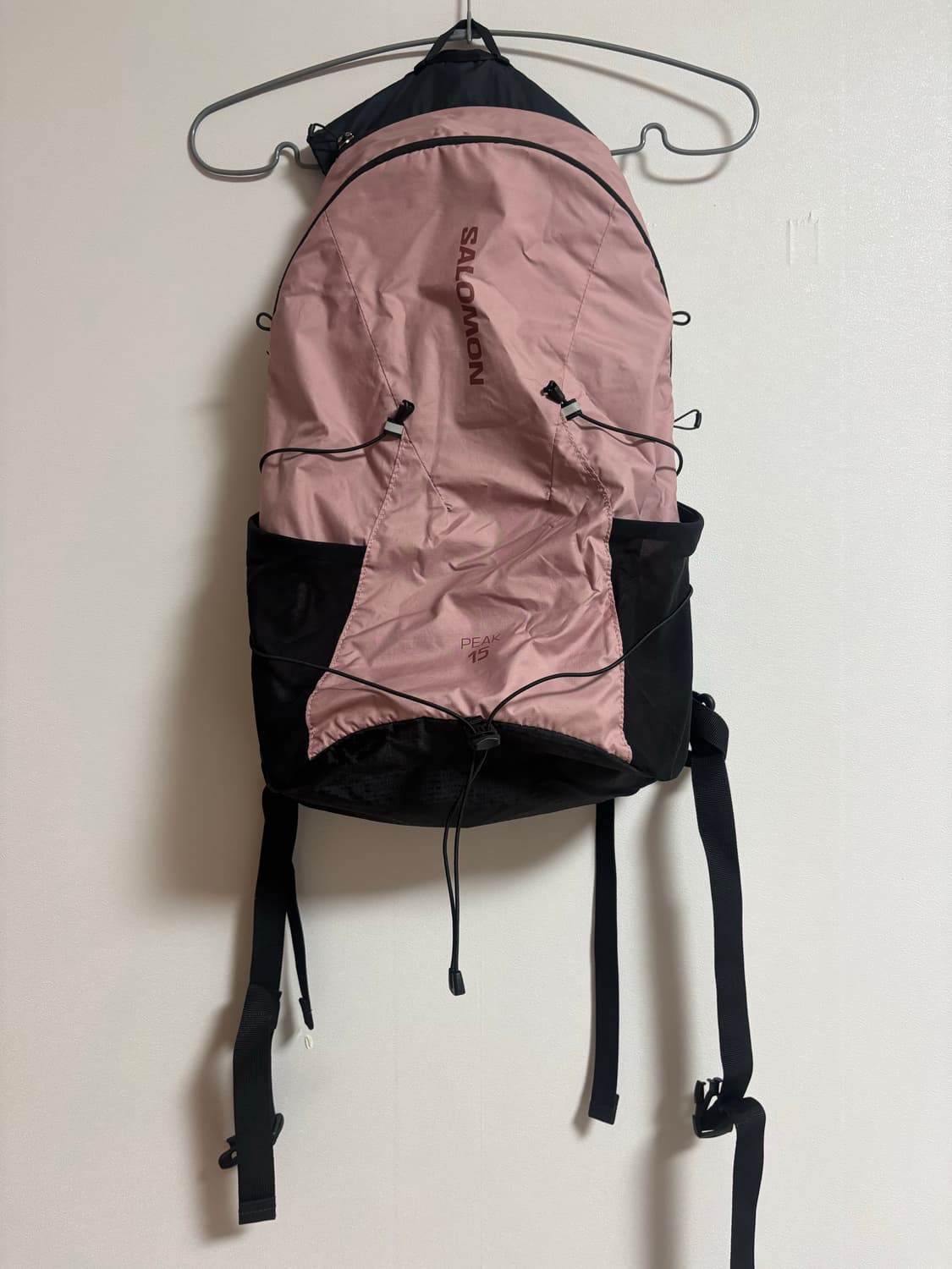 유일매물) 살로몬 피크 15L 백팩 피그 핑크 상품이미지1