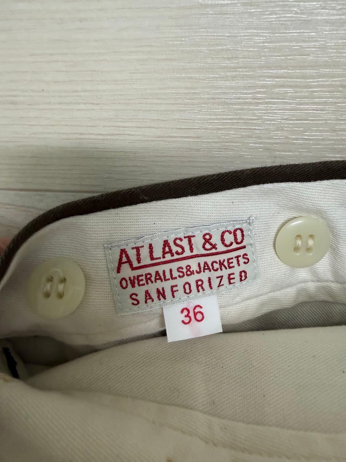 타임원클로딩 워크팬츠 36사이즈 상품이미지3