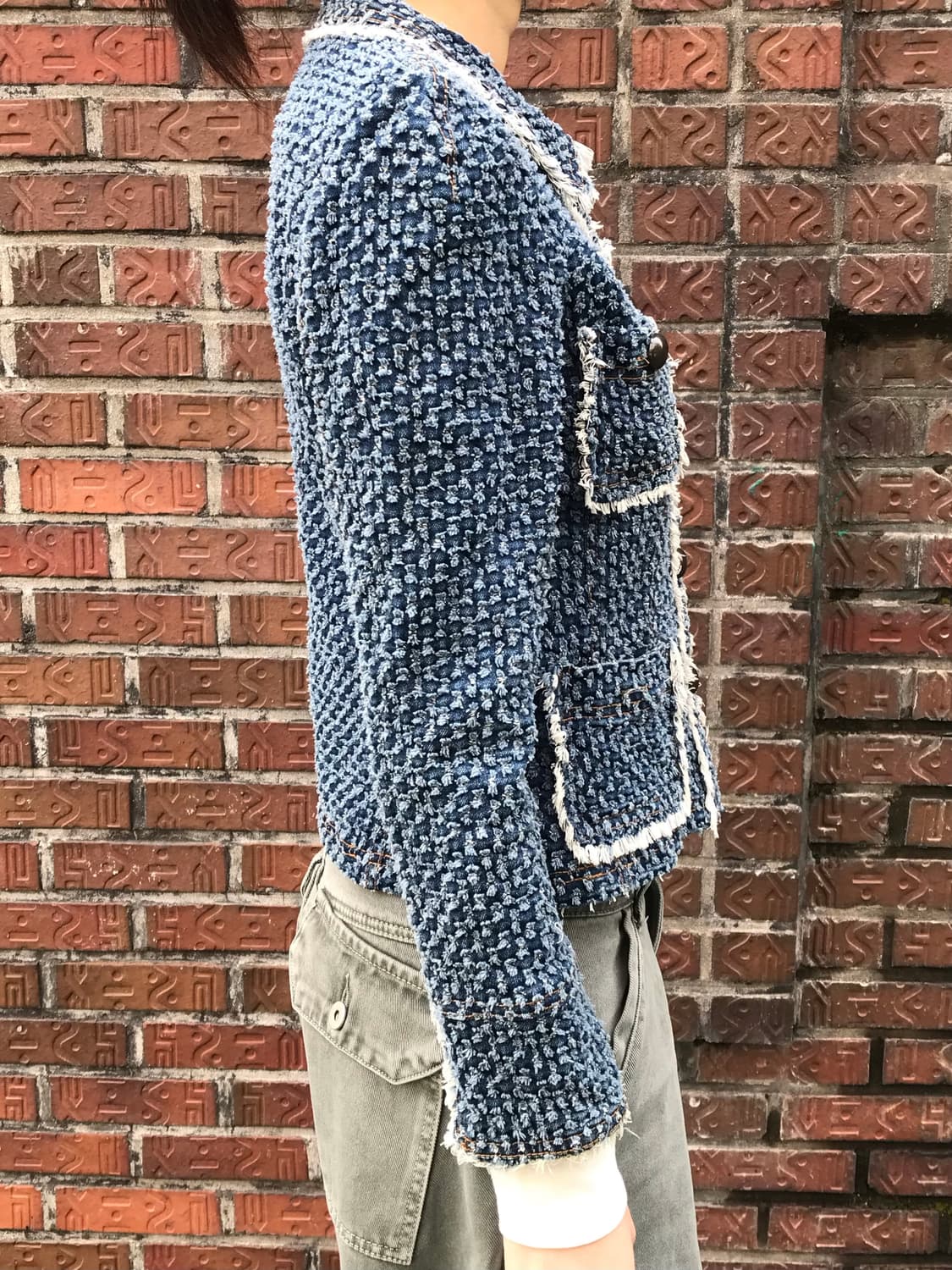 청 트위드 자켓 상품이미지5