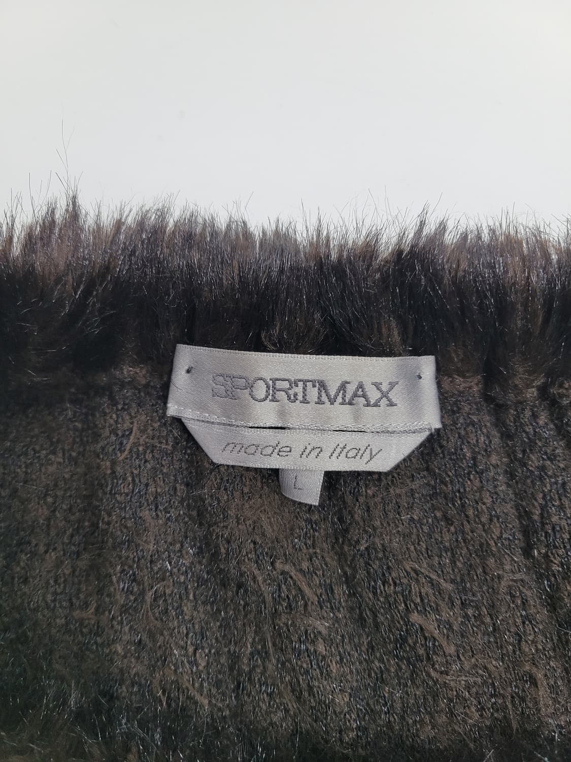 스포트막스 페이크퍼 오버핏 티셔츠 / 여 FREE 블랙+브라운
 상품이미지7