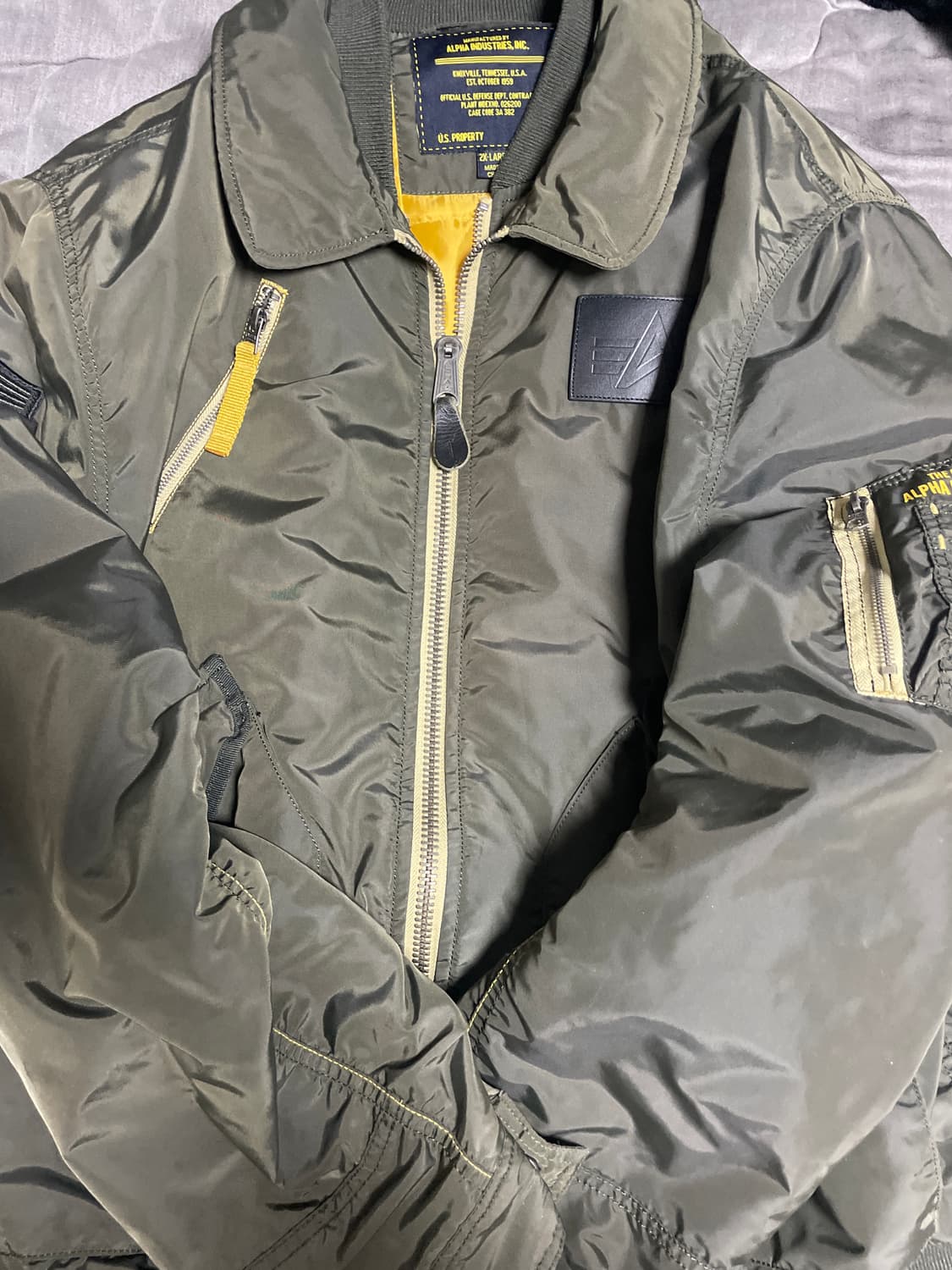 알파인더스트리 cwu-45p, ma-1 상품이미지1