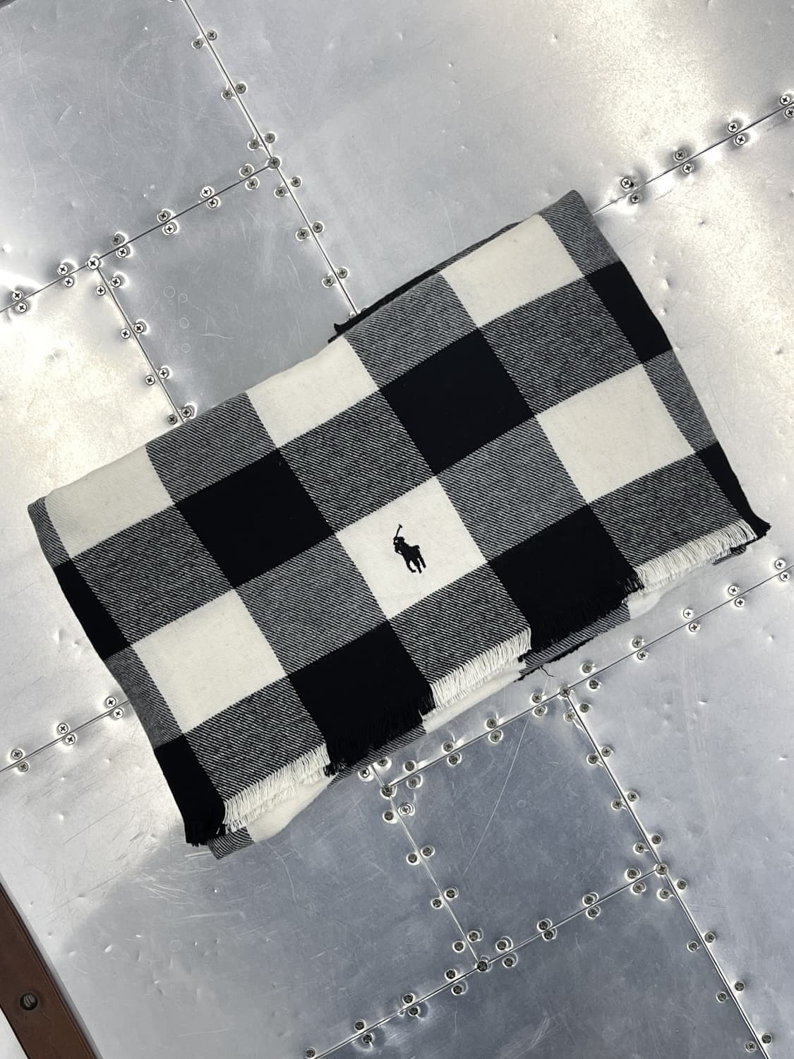 폴로랄프로렌 체크 머플러 상품이미지1