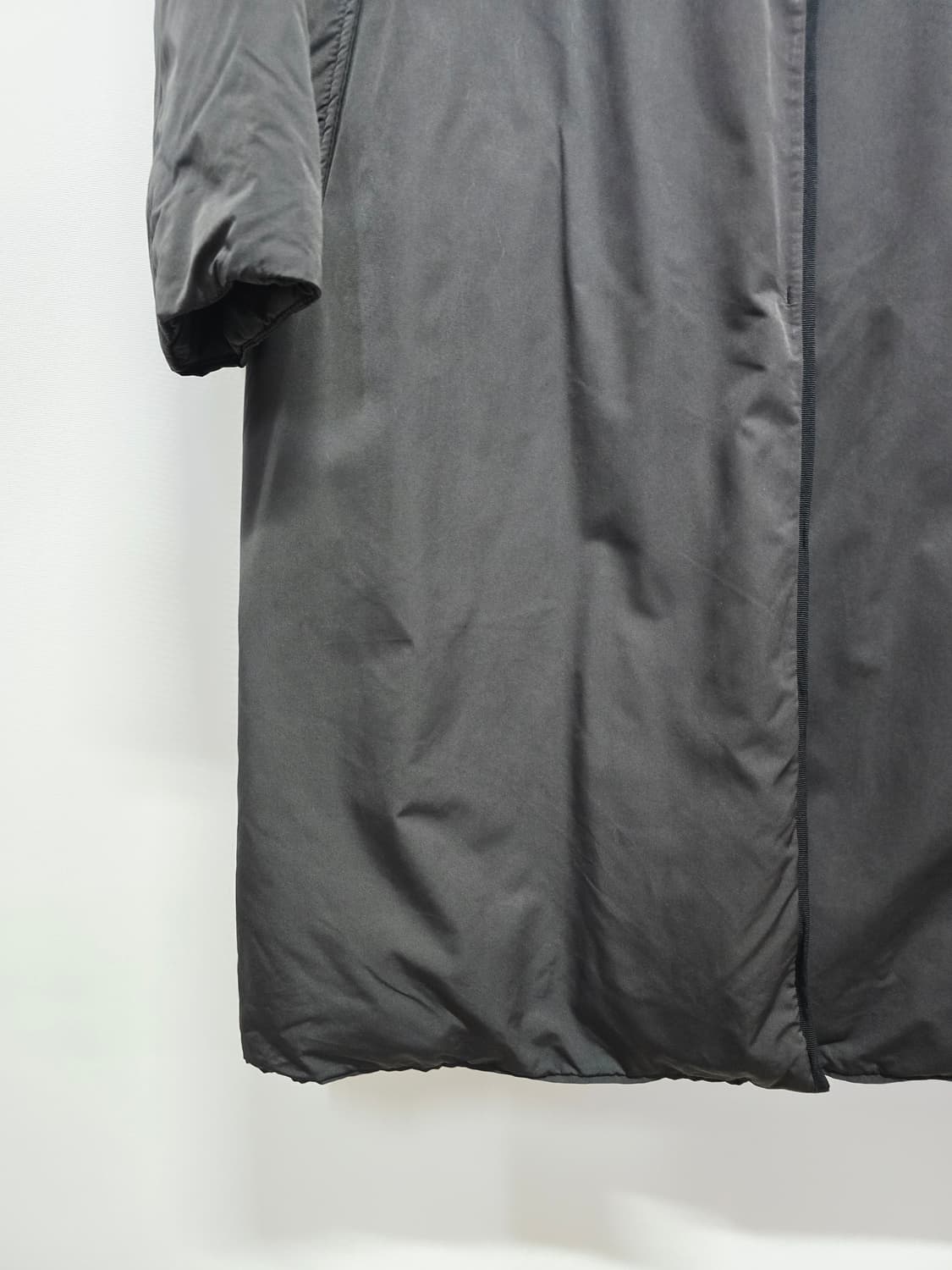 sj wani 블랙 후드 구스다운롱패딩 상품이미지3