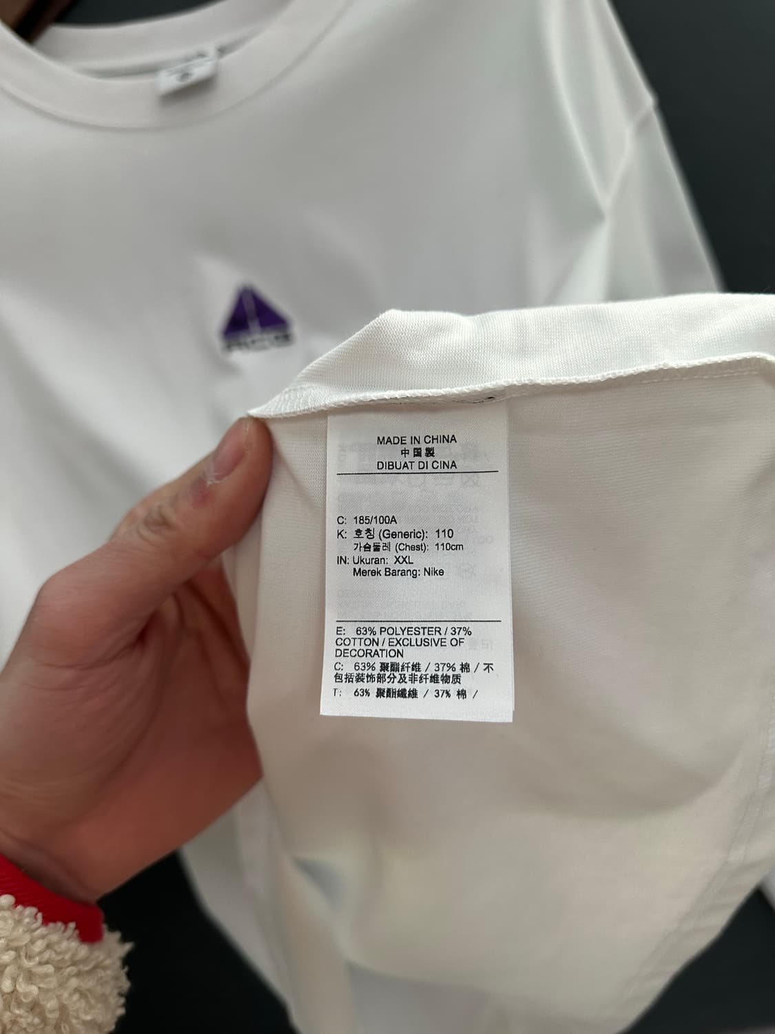 나이키 ACG 렁스 롱슬리브 티셔츠 서밋 화이트 110(xxl) 상품이미지7