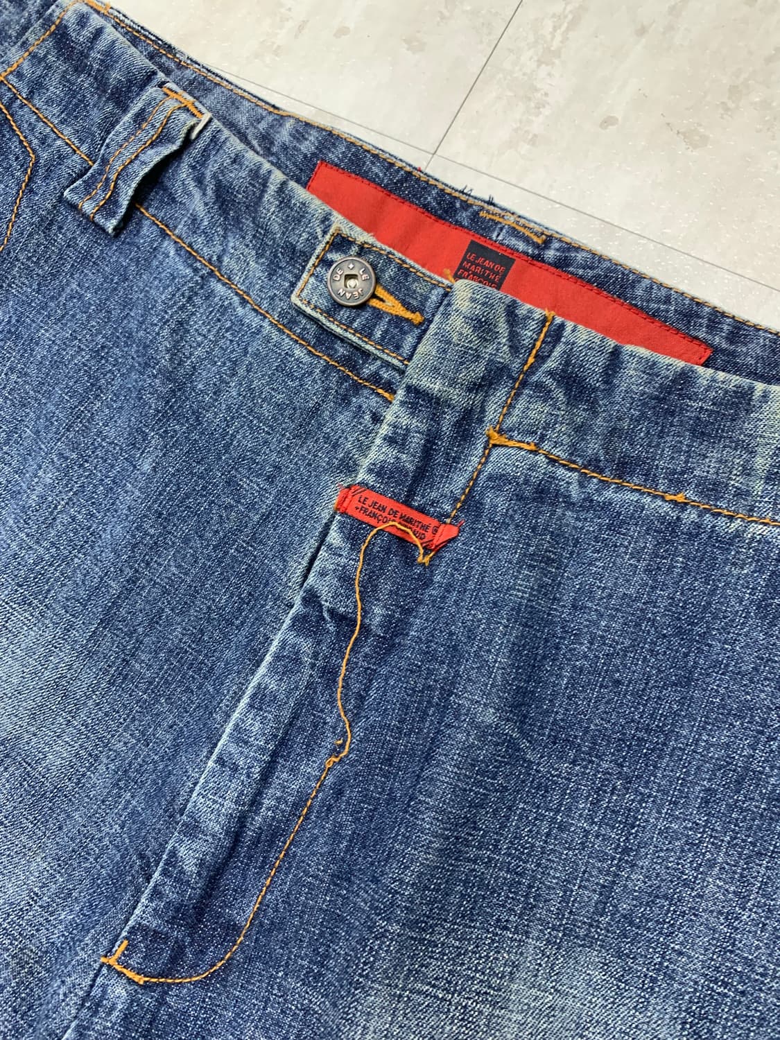 마리떼 데님 와이드 팬츠 #187 상품이미지4