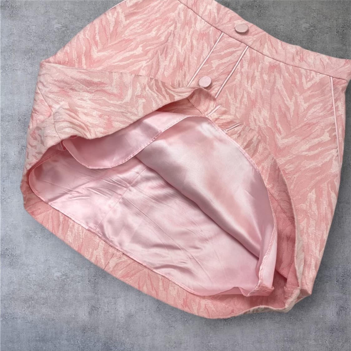 산드로 Sandro 핑크 지브라 자카드 미니스커트 2 상품이미지4