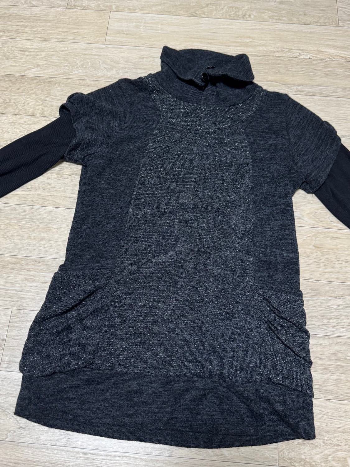 Vintage high neck knit 상품이미지3