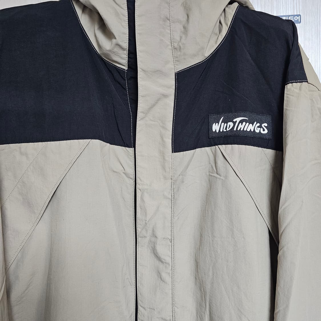 와일드띵스 후드 바람막이 자켓 라지 상품이미지2