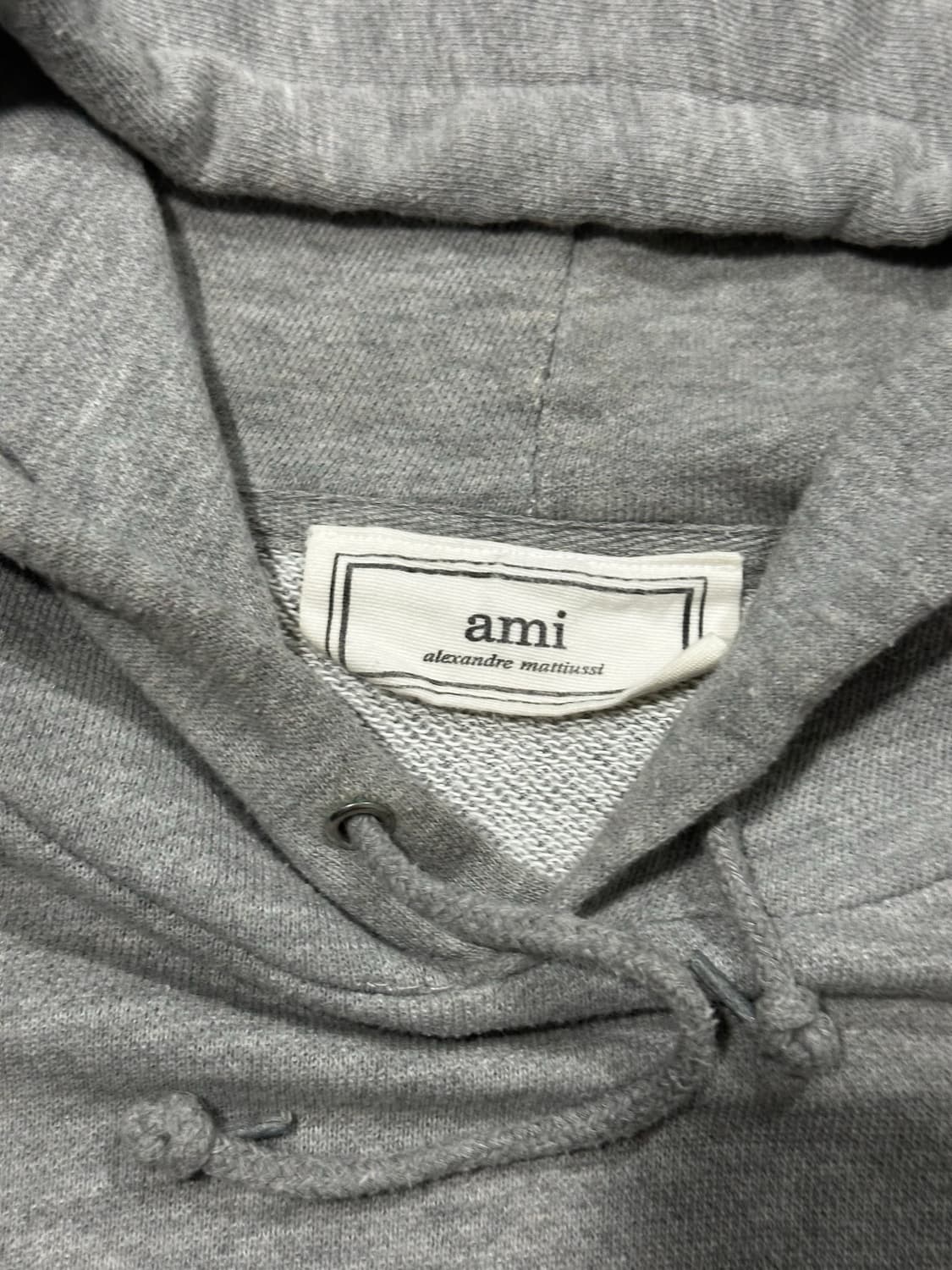 아미 하트로고 그레이 후드티 상품이미지2