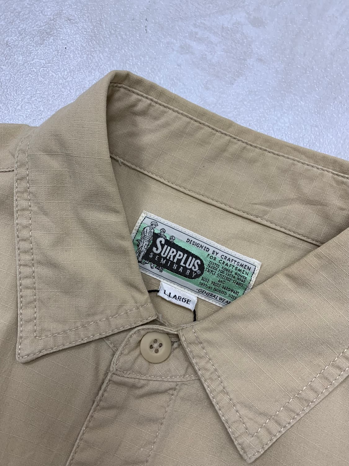 Surplus 진베이지 셔츠 #215 상품이미지5