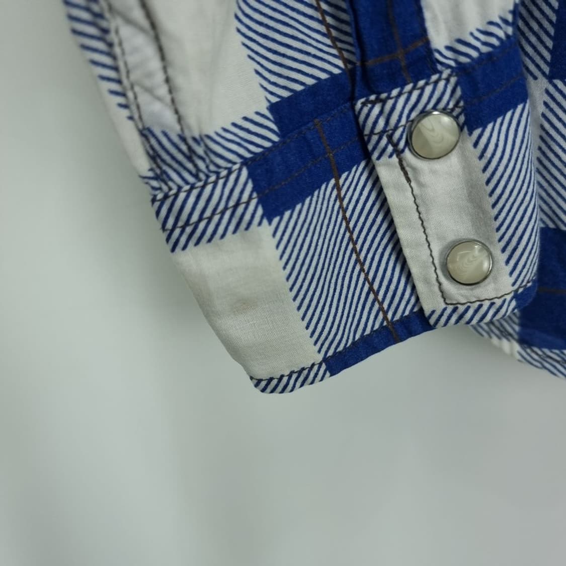 [쉐인] 빈티지 체크 슬림핏 웨스턴 셔츠 M19423 상품이미지10