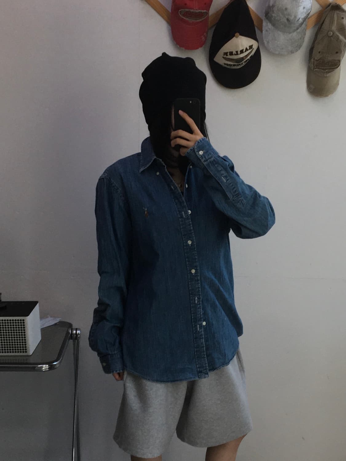 폴로 랄프로렌 자수 데님 셔츠 상품이미지2