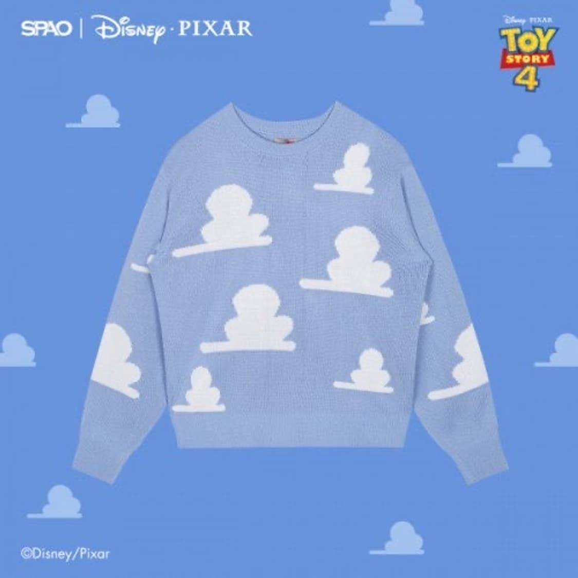 스파오 토이스토리 구름 니트 스웨터 상품이미지1